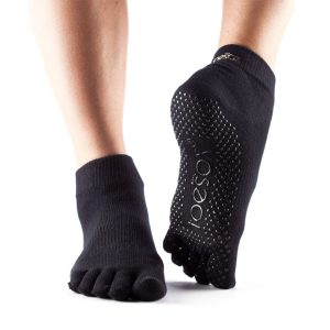 Alternative Ansicht von Anti-slip Zehensocken, schwarz - ToeSox