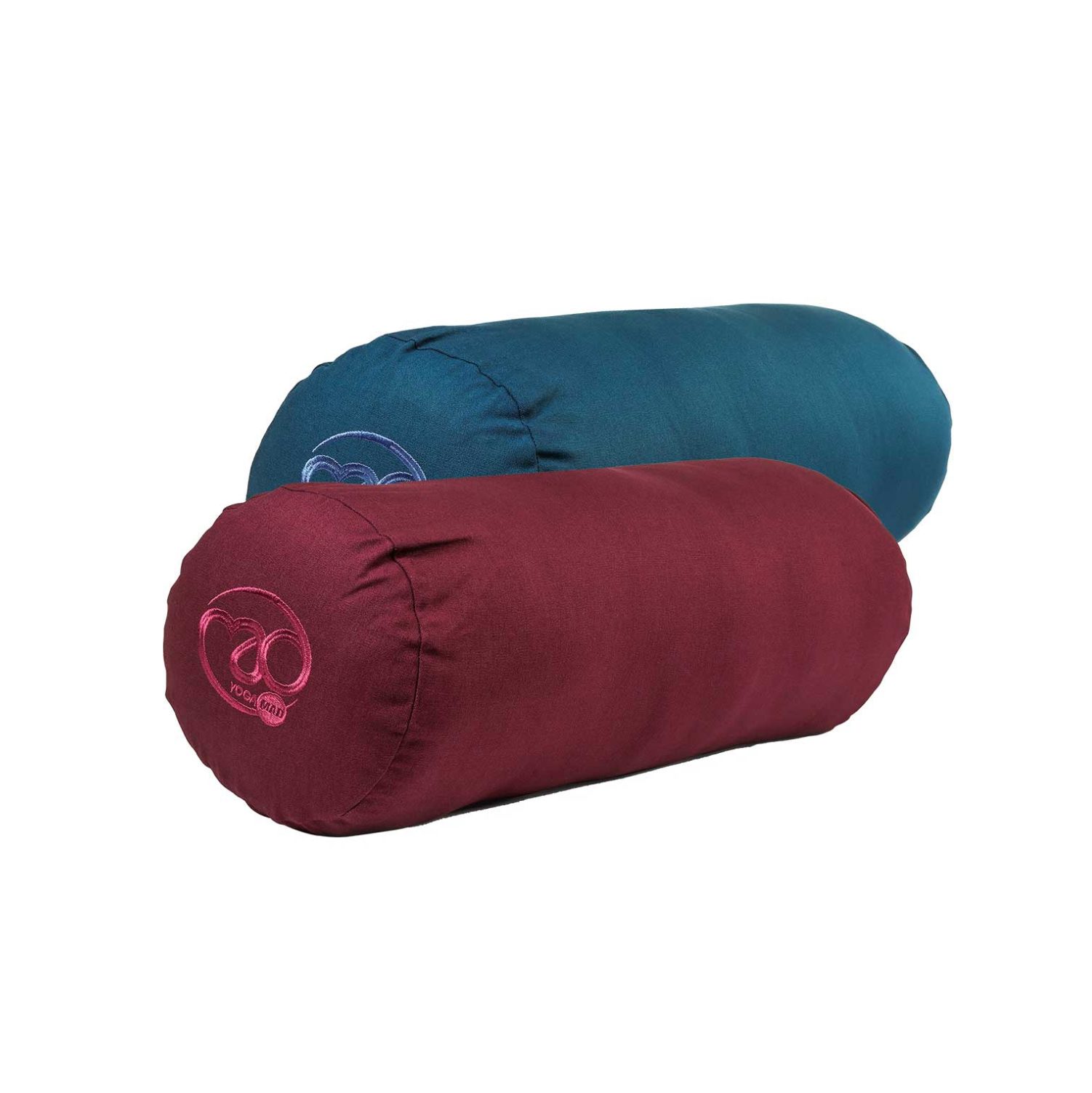 Organische katoenen yoga bolster - Paars of Blauw