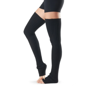 Guêtres ToeSox montantes jusqu'aux cuisses - Noires