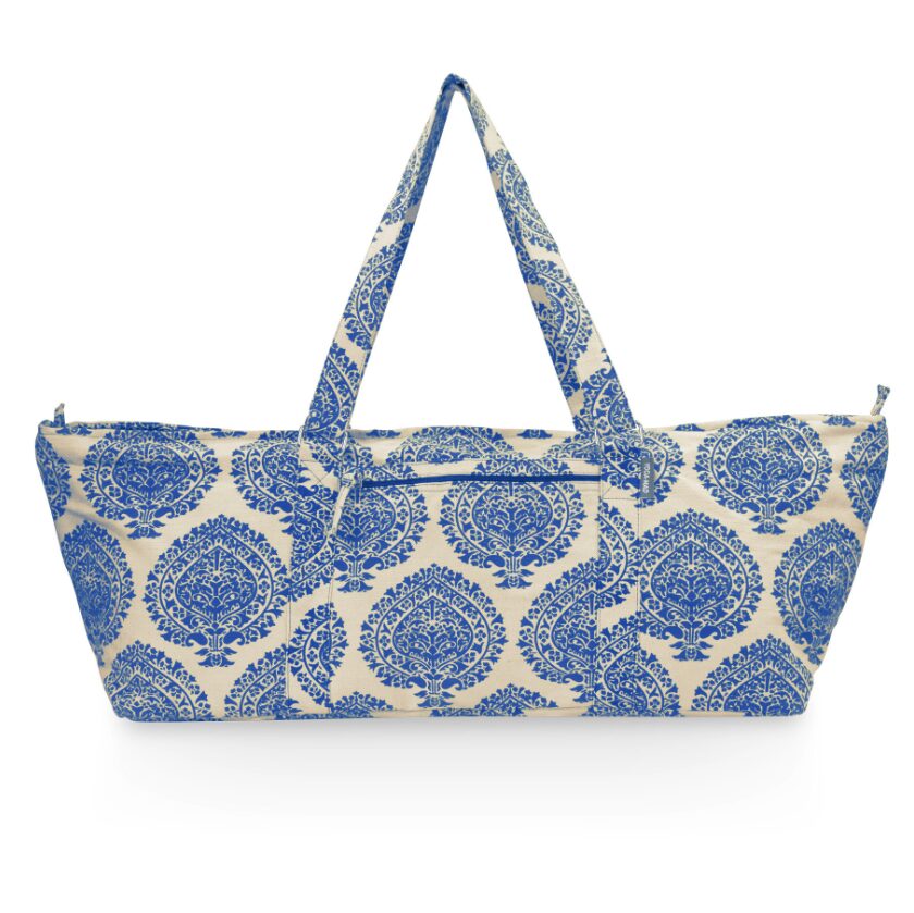 Yoga Tas met Palmbladeren in het Blauw- Nu bij Yogapilatesshop Yoga Tas met Palmbladeren in het Blauw- Nu bij Yogapilatesshop
