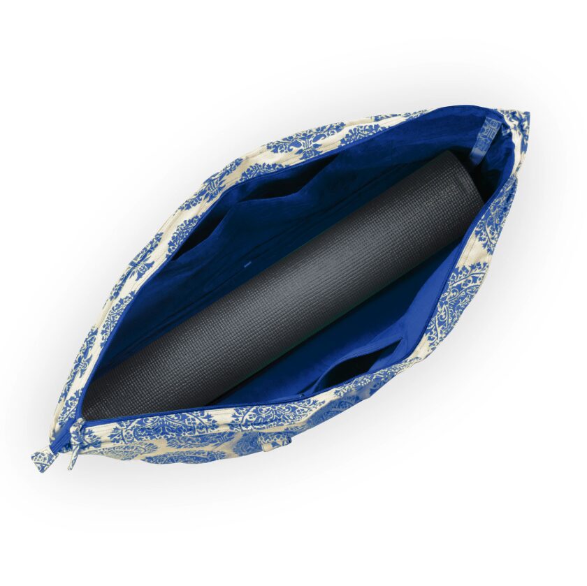 Yoga Tas met Palmbladeren in het Blauw- Nu bij Yogapilatesshop Yoga Tas met Palmbladeren in het Blauw- Nu bij Yogapilatesshop
