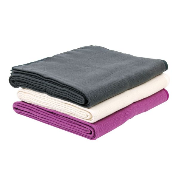 Katoenen deken kopen kan voordelig bij Yoga-pilatesshop.nl in verschillende kleuren!