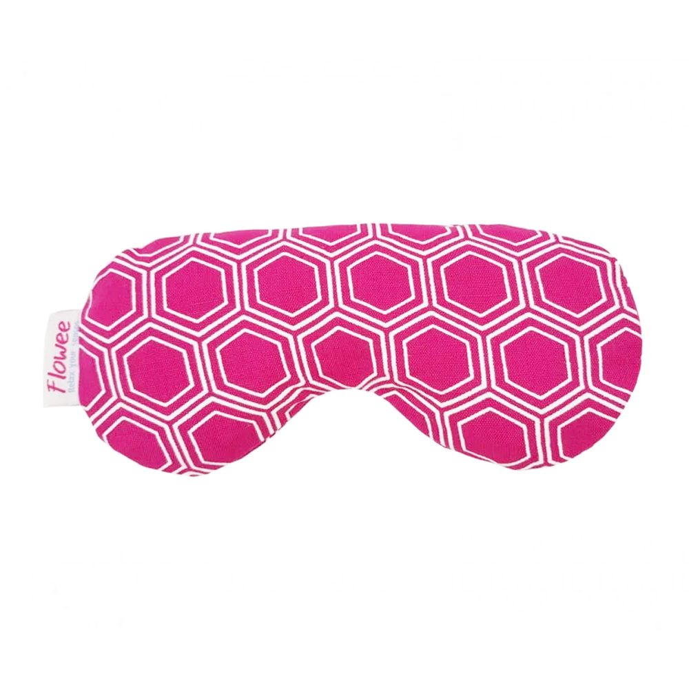 Curved Eye Pillow Fuchsia Flowee Buy eye pillow at yoga-pilatesshop