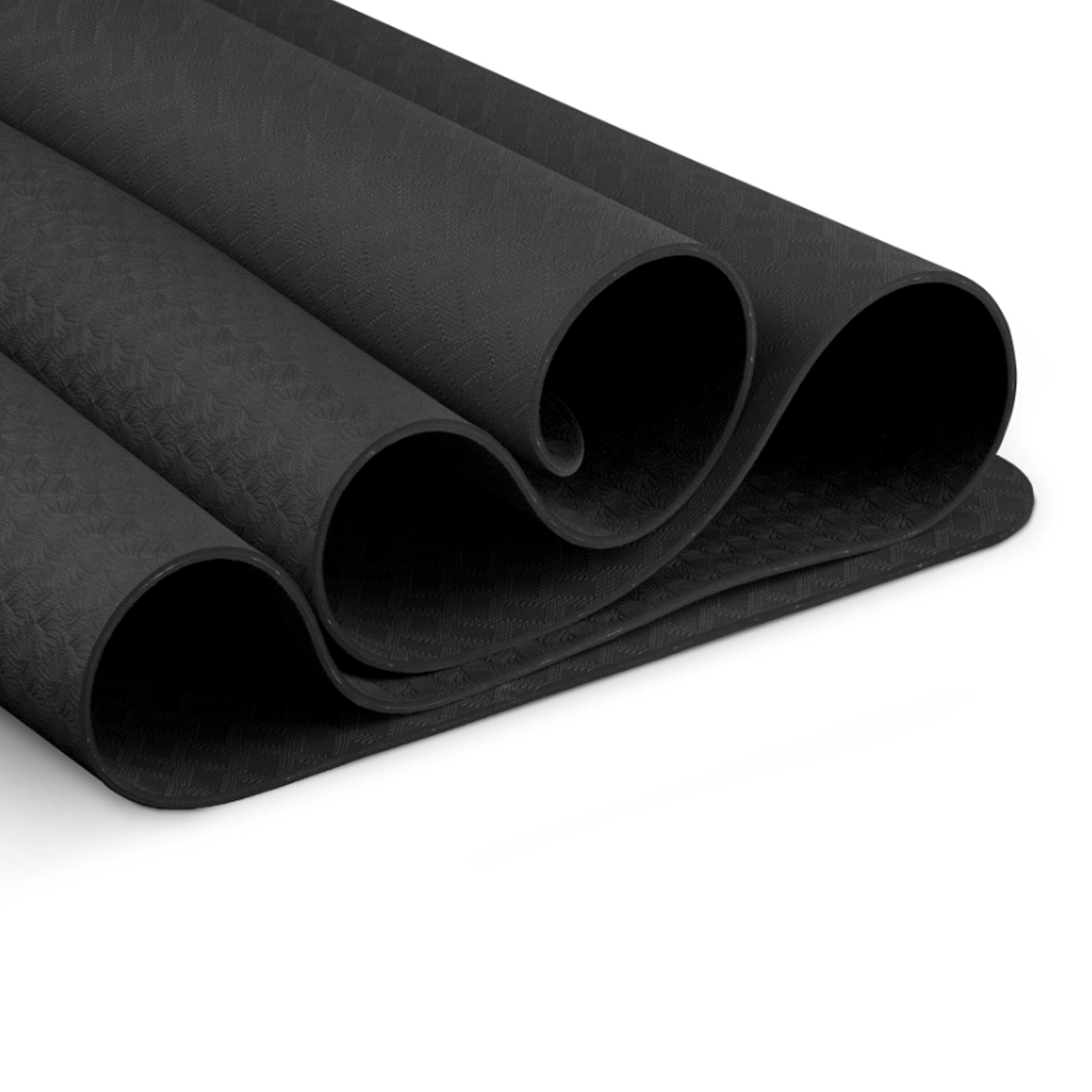 Tapis Evolution - 4 mm - noir Achetez un tapis de yoga version Evolution avec adhérence renforcée chez yoga-pilatesshop