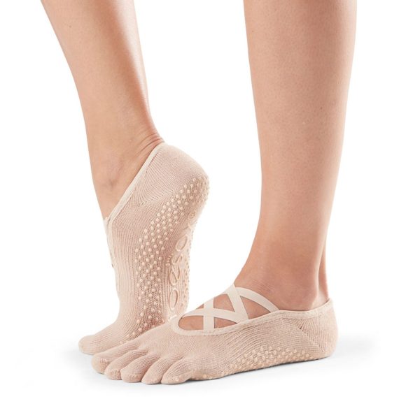 Antislip Sokken Elle Met Tenen Nude - ToeSox