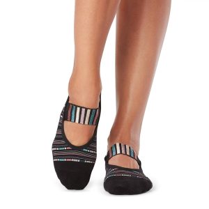 Antislip sokken Lola van Tavi Noir in de kleur Cairo nu verkrijgbaar bij Yoga-Pilatesshop.nl