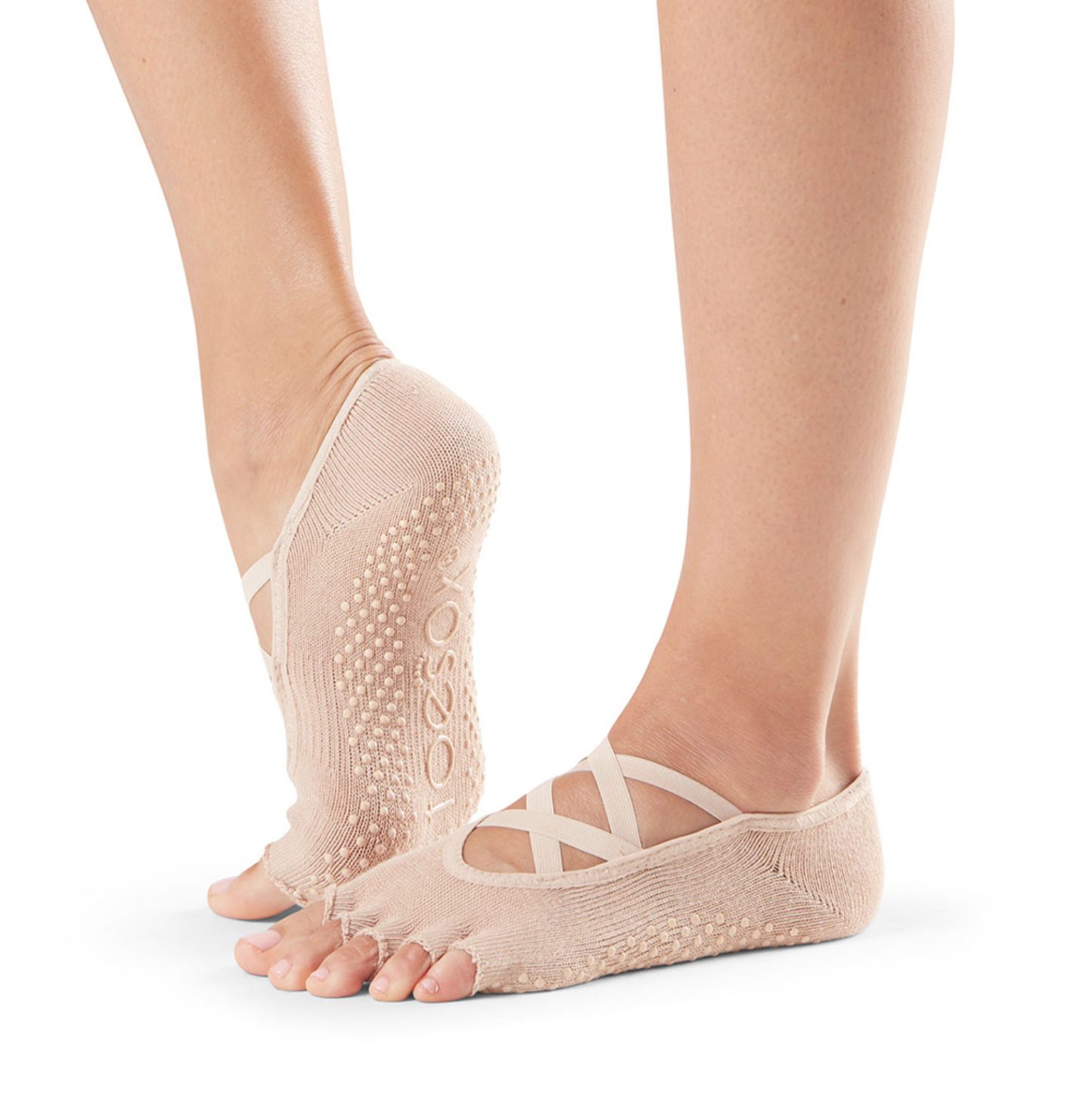 You can buy socks such as sports socks, house socks and non-slip socks without toes at yoga-pilatesshop