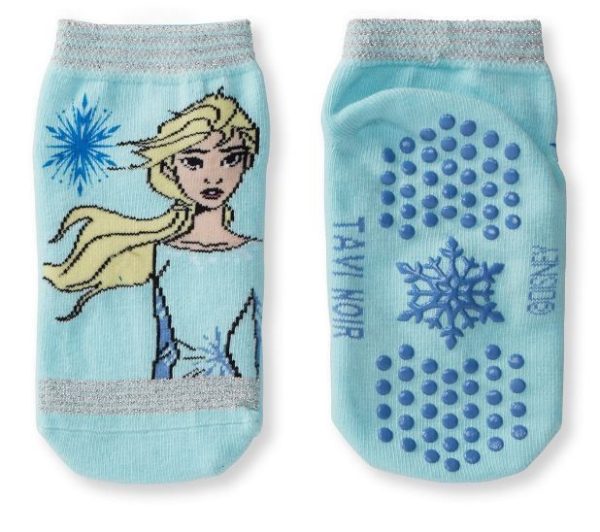 Elsa en Anna Frozen antislip sokken voor kids verkrijgbaar in maat 23 tot en met 31