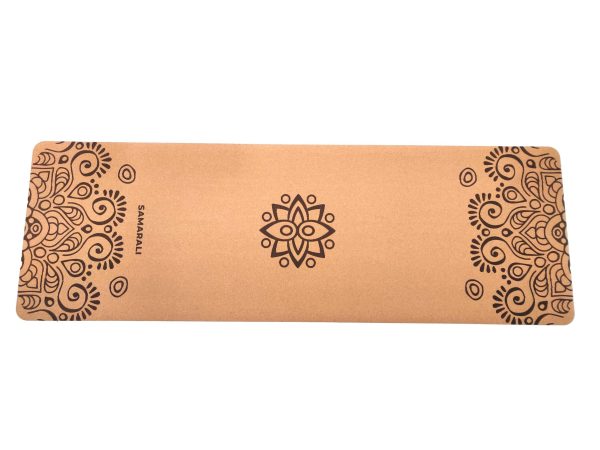 Yoga mat Sun Eclipse van het merk Samarali gemaakt van kurk nu te koop bij Yoga-Pilatesshop.nl!