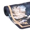 Luxe Eco Yoga Mat Peony Print With Gold Trim - 3 mm - MoveActive