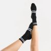 Anti-slip Socken Crew Ribbed Sporty Stripe Black von MoveActive - Jetzt bei YogaPilatesshop!