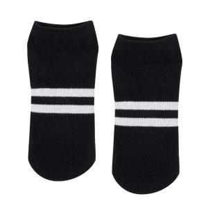 Antislip Sokken Low Rise Sporty Stripe Black – MoveActive