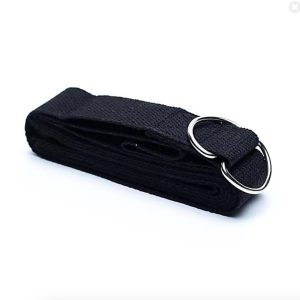 Yoga Strap D-Ring Black - 2.50 m