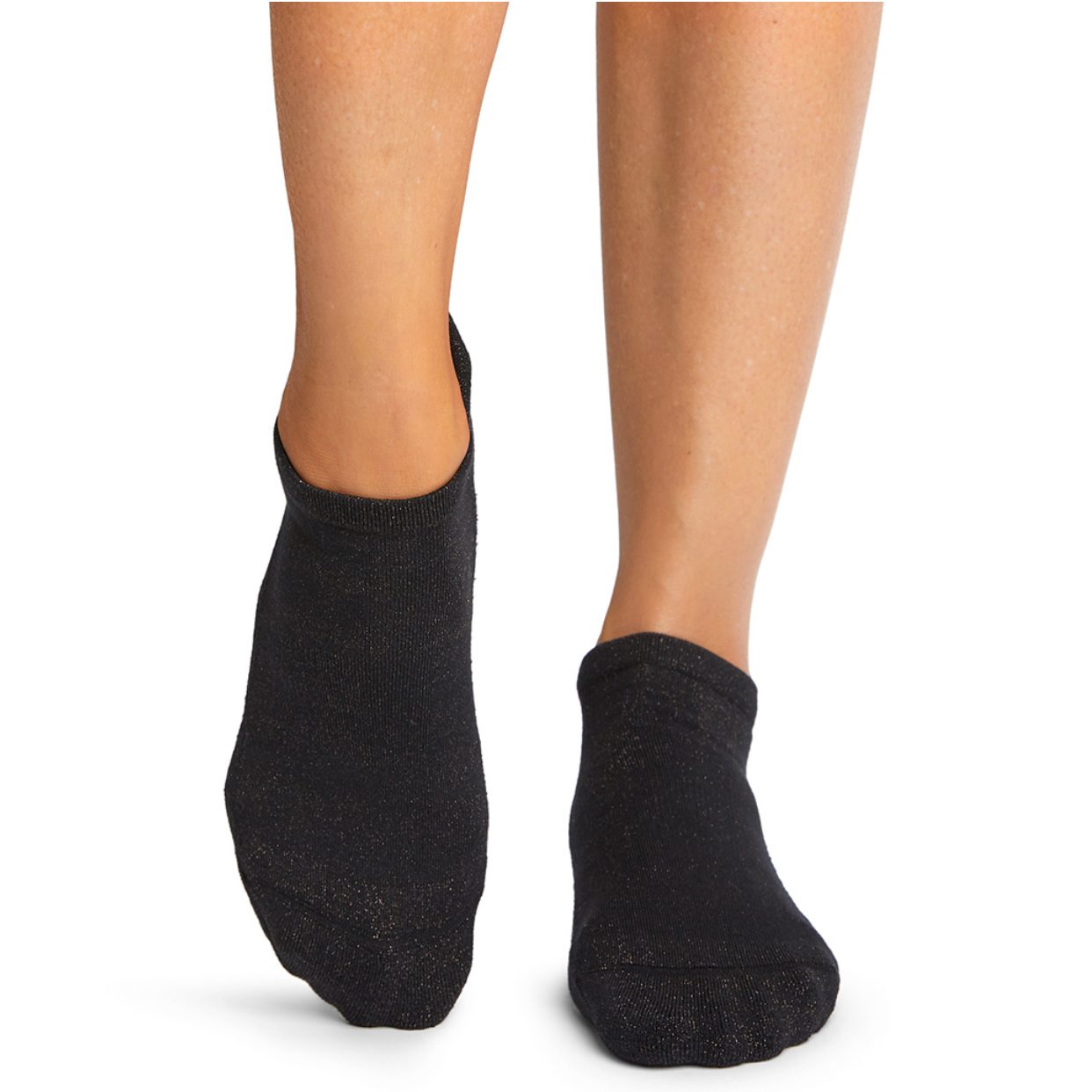 De zwart glitter Antislip Sokken Savvy Embers van Tavi Noir zijn nu te koop op Yoga-Pilatesshop!