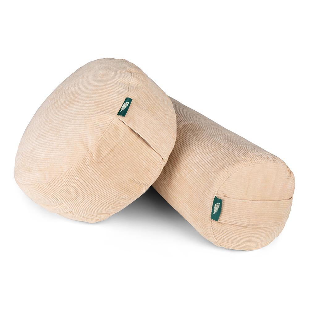 Meditatiekussen en yoga bolster Rib - Oranje Meditatiekussen Rib - MindBaas Oranje