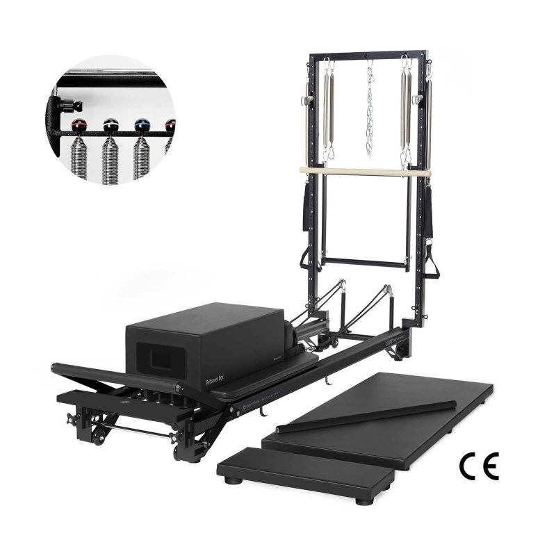 SPX® Max Plus™ Reformer Bundle met Hoge Precisie Gearbar (Jet Black) – Merrithew®