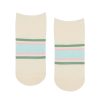 Chaussettes Anti-slip basses à rayures florales – MoveActive Chaussettes Anti-slip basses à rayures florales – MoveActive