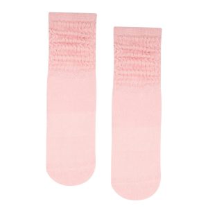 Anti-slip Socks Crew Scrunch Pink – MoveActive