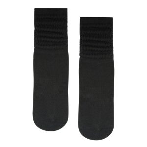 Anti-slip Socks Crew Scrunch Black – MoveActive
