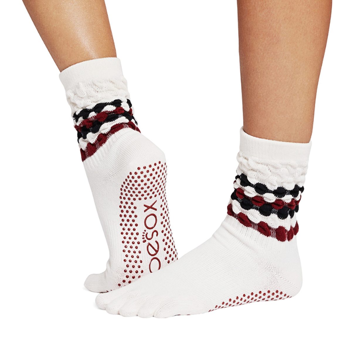 Anti-slip -Socken mit Zehenschutz - ToeSox