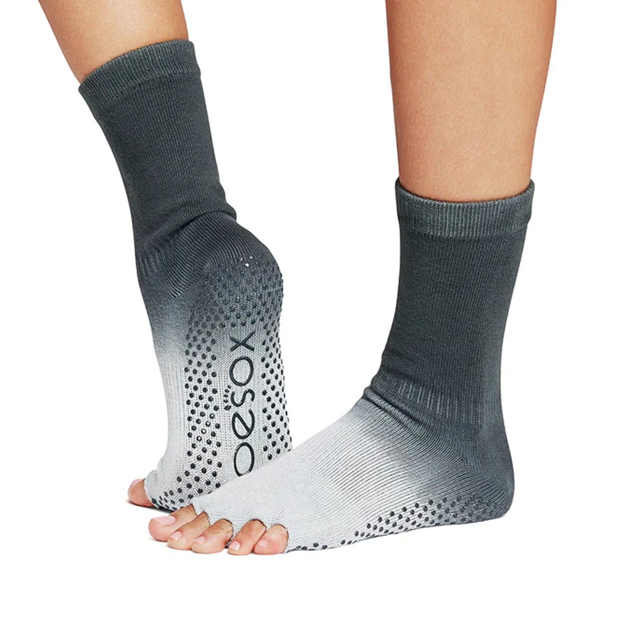 Antislip Sokken Crew Open Tenen Snowpack - ToeSox Antislip Sokken Crew Open Tenen Snowpack - ToeSox