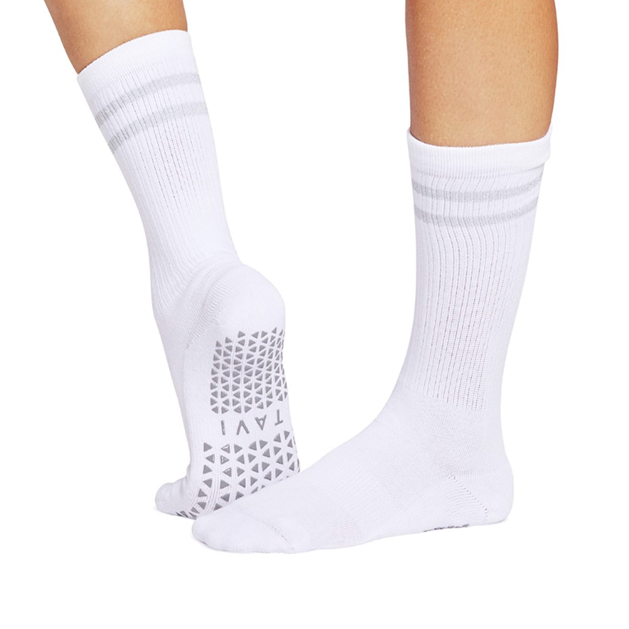 Anti-slip Socken-Set Kai – Grau/Weiß – Tavi Noir