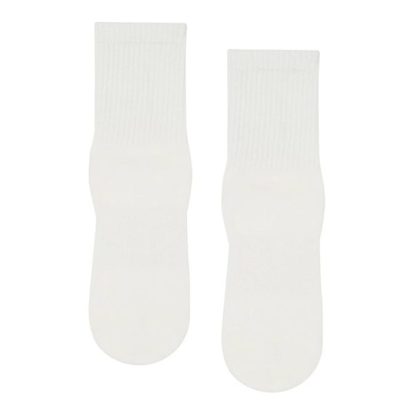 Antislip Sokken Crew Ivory - MoveActive - Nu bij Yoga-Pilatesshop