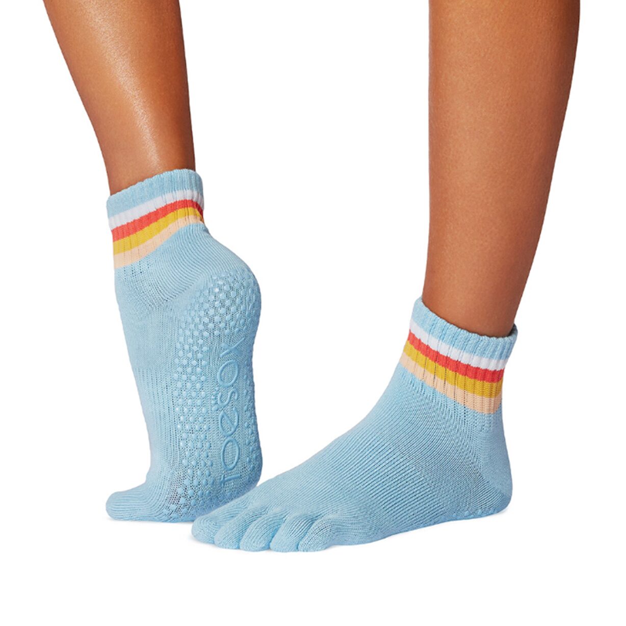 Anti-slip socks Melody with toe vibrancy - ToeSox
