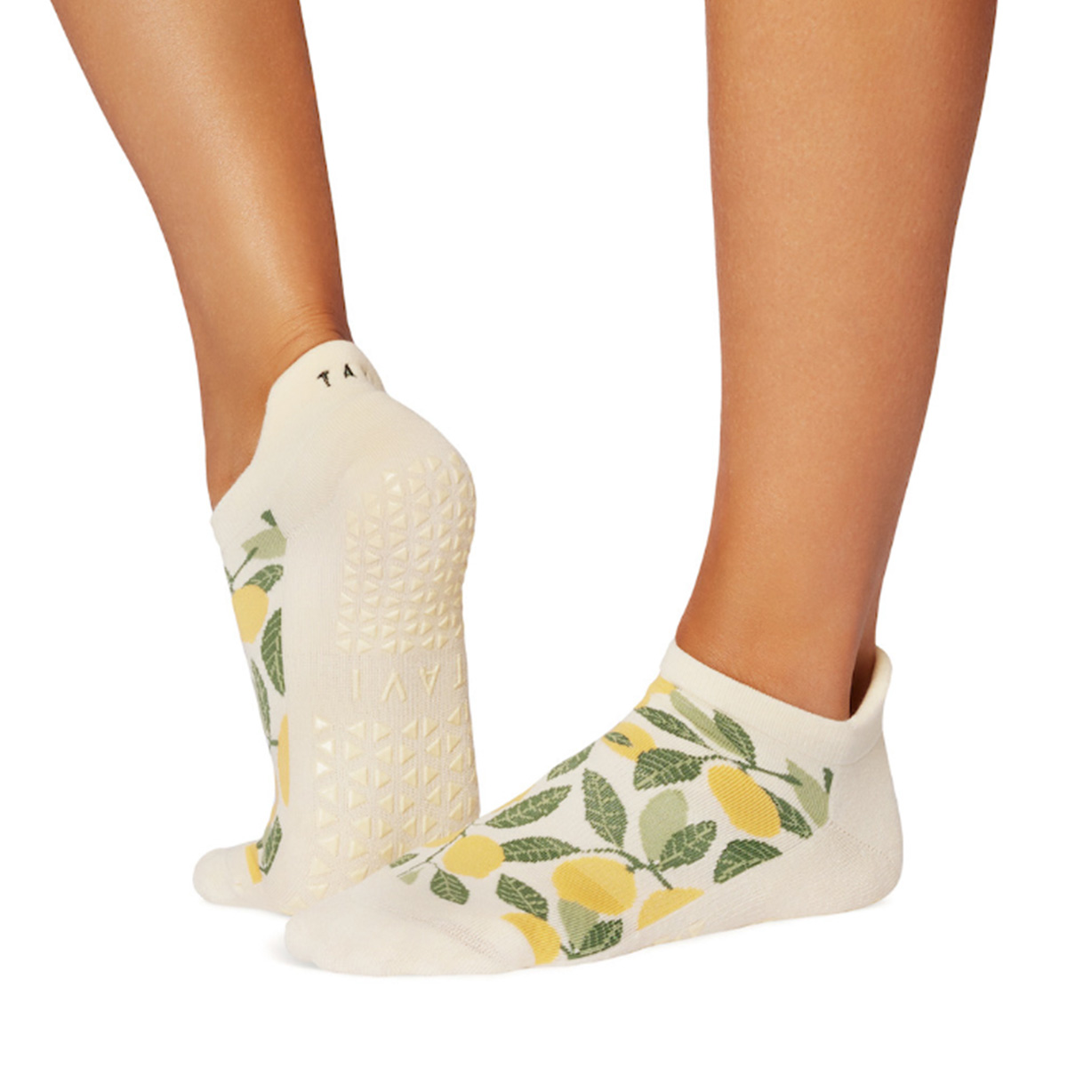 Antislip Sokken Savvy Lemon Love - Tavi Noir Antislip Sokken Savvy Lemon Love - Tavi Noir