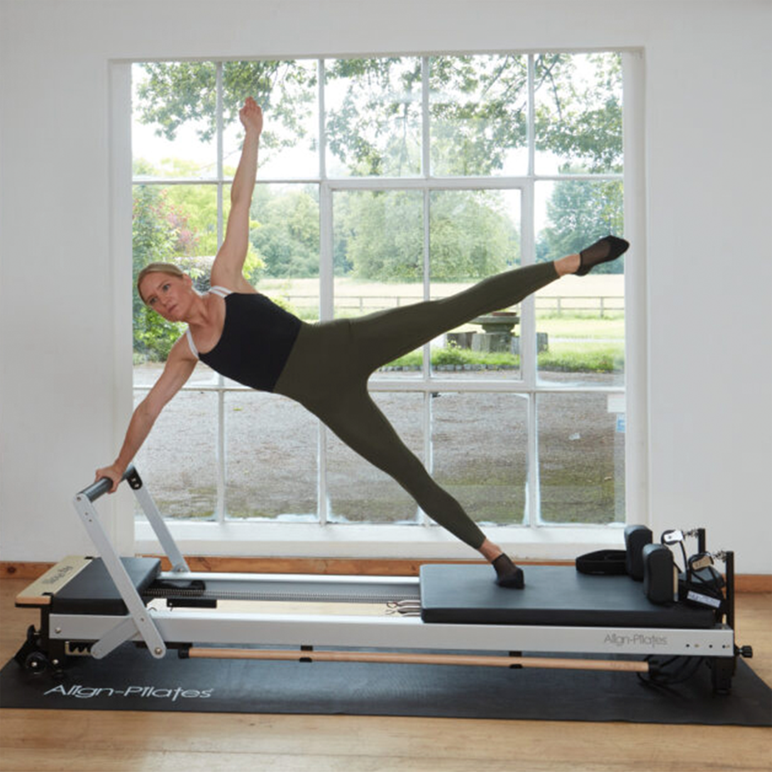 c8Pro-Grijs-AlignPilates c8 Pro-Reformer Pialtes- Grijs - AlignPilates