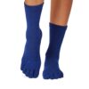 Antislip Sokken Crew Tenen Deep Navy - ToeSox