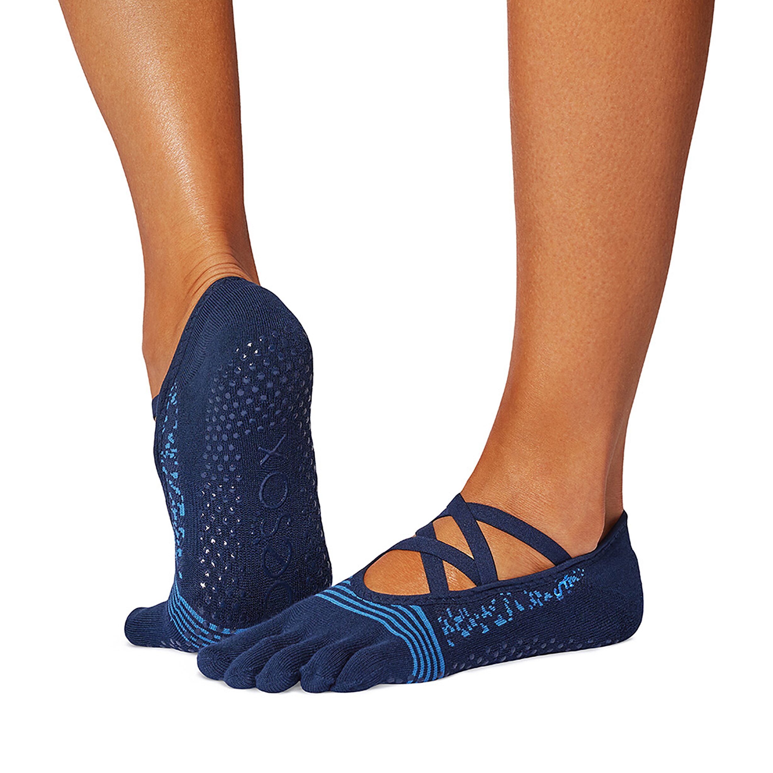 Antislip Sokken Elle Tec met Tenen Flex - ToeSox Antislip Sokken Elle Tec met Tenen Flex - ToeSox