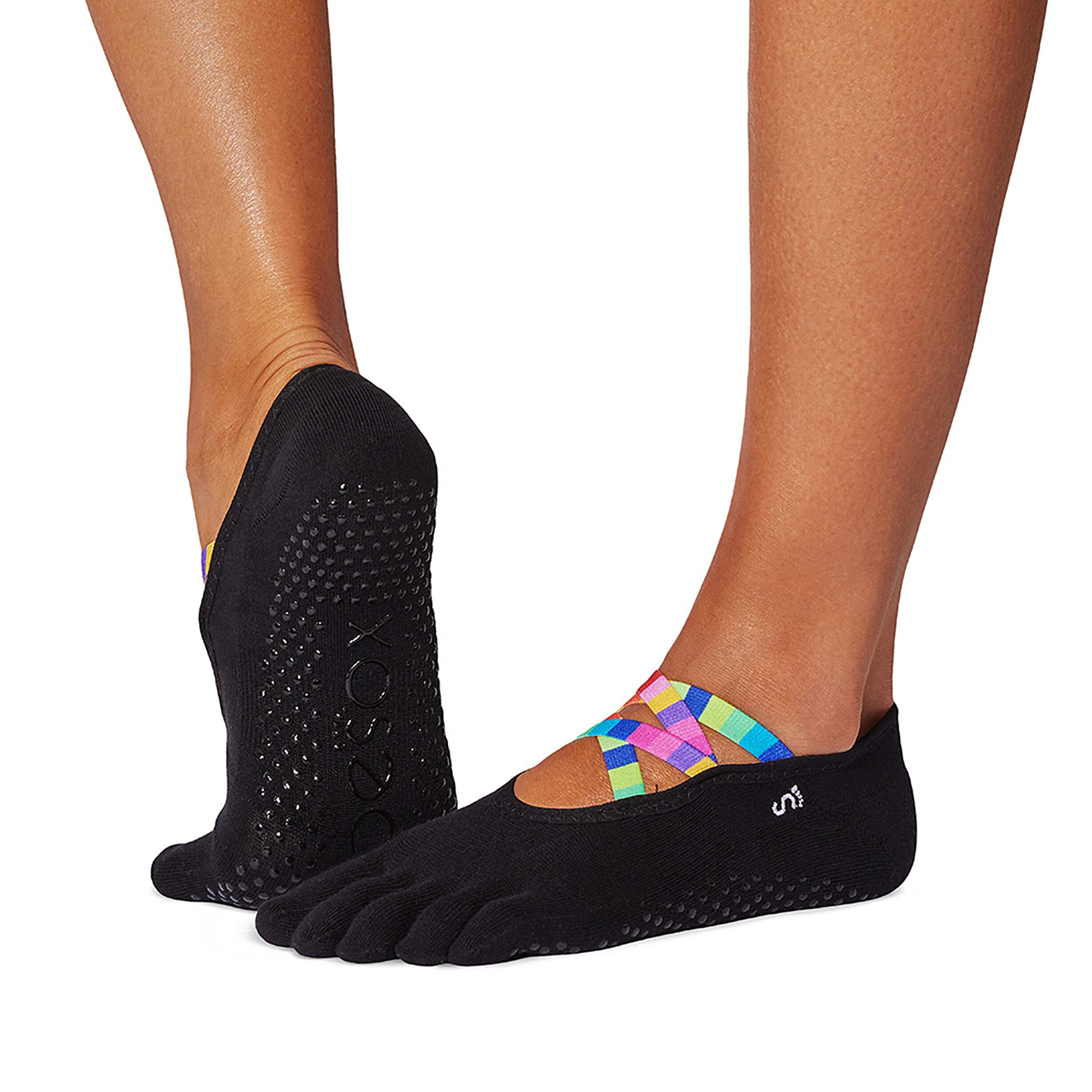 Anti-slip socks Elle with toe flash - ToeSox