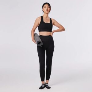 Sportlegging Rib Naadloos 7/8 Ebony - Tavi