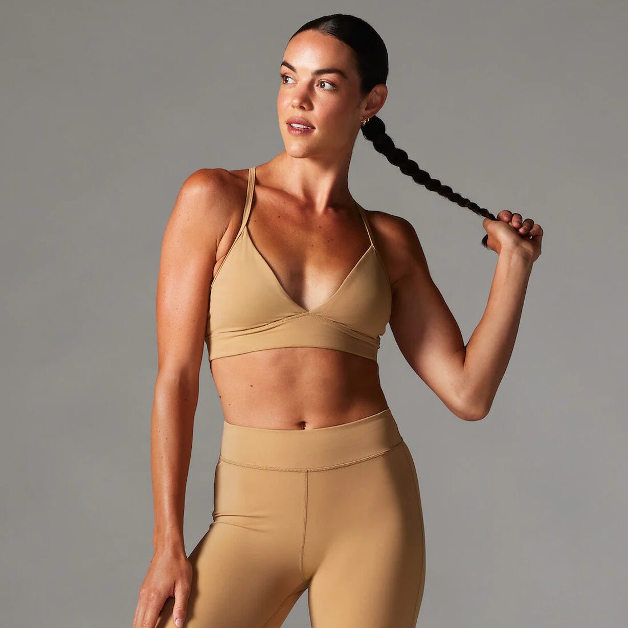 TaviSculpt Studio Verstelbare Sport BH Camel - Tavi