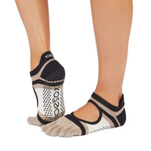 Antislip Sokken Bellarina met Tenen Shitake Stripe - Toesox