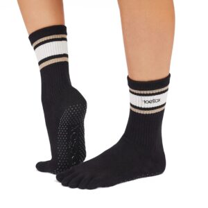 Antislip Sokken Crew met Tenen Oat Stripe - Toesox