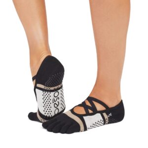 Antislip Sokken Elle met Tenen Oat Stripe - Toesox