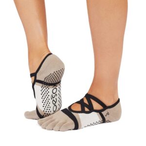Antislip Sokken Elle met Tenen Shitake Stripe - Toesox