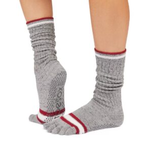 Antislip Sokken Slouch met Tenen Snowdrift- ToeSox