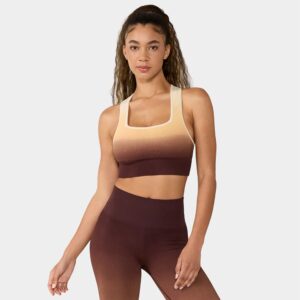 Sports Bra Rib Seamless Faded Ombre – Tavi