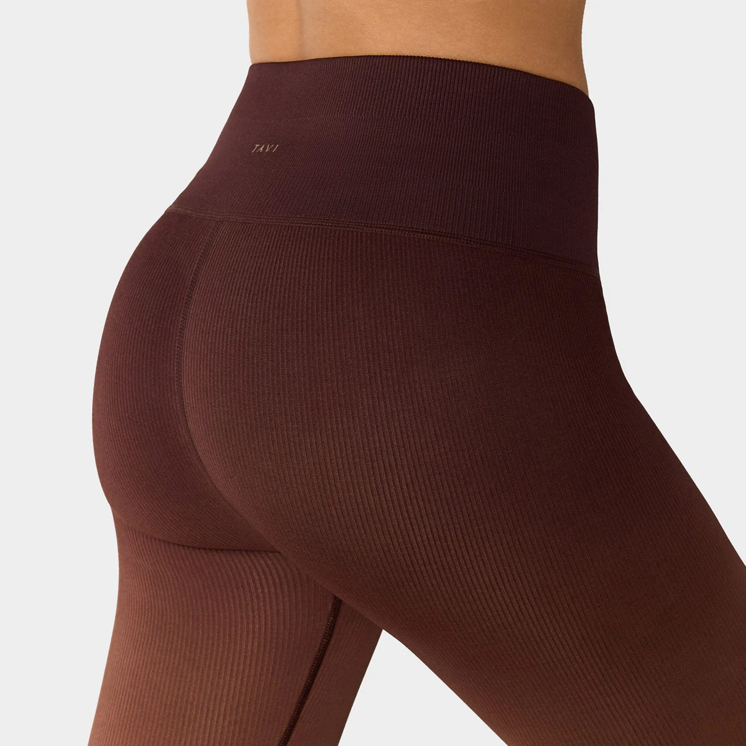 Sportlegging Rib Naadloos 7/8 Faded Ombre – Tavi