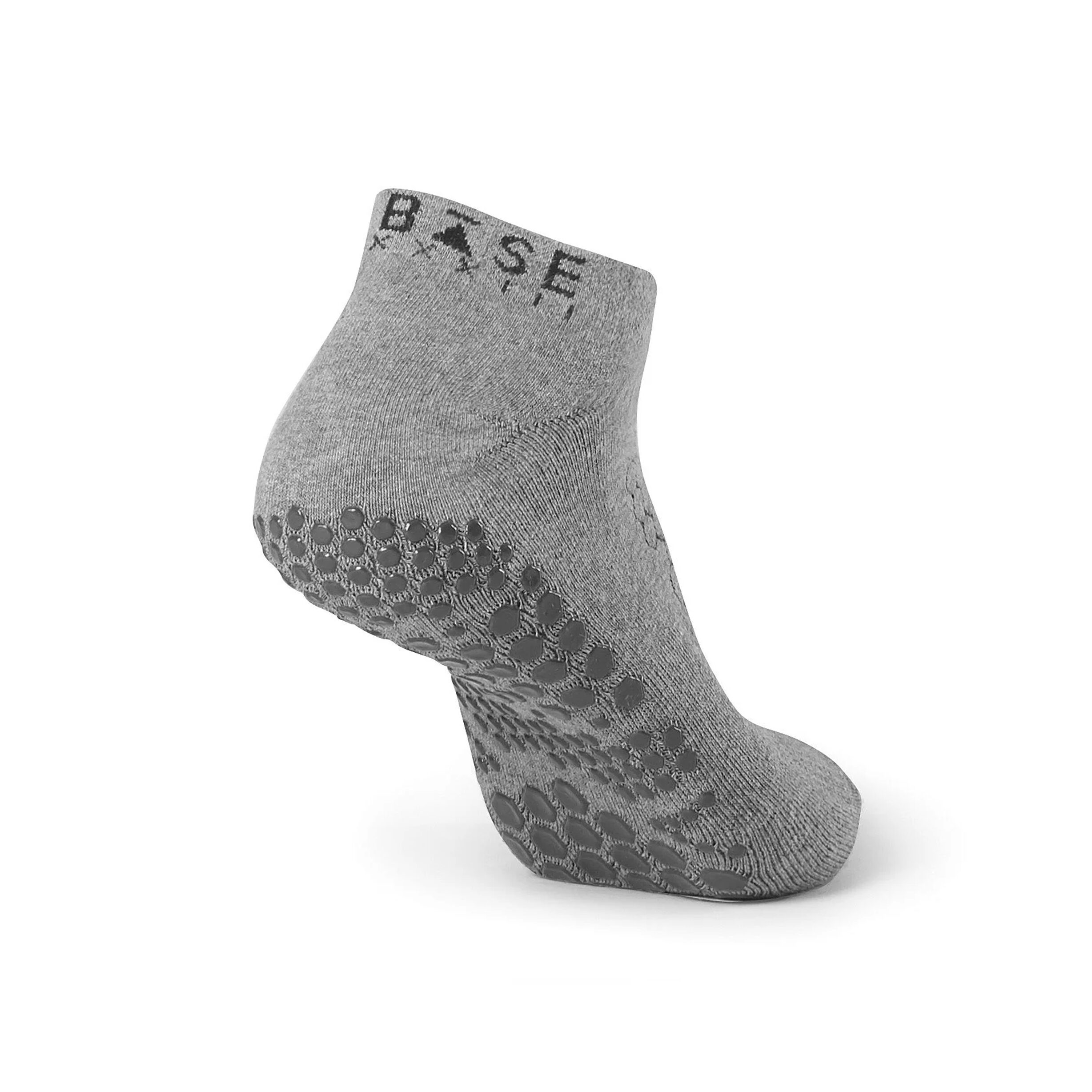 Anti-slip Socks Men Low Rise Grey - Base33