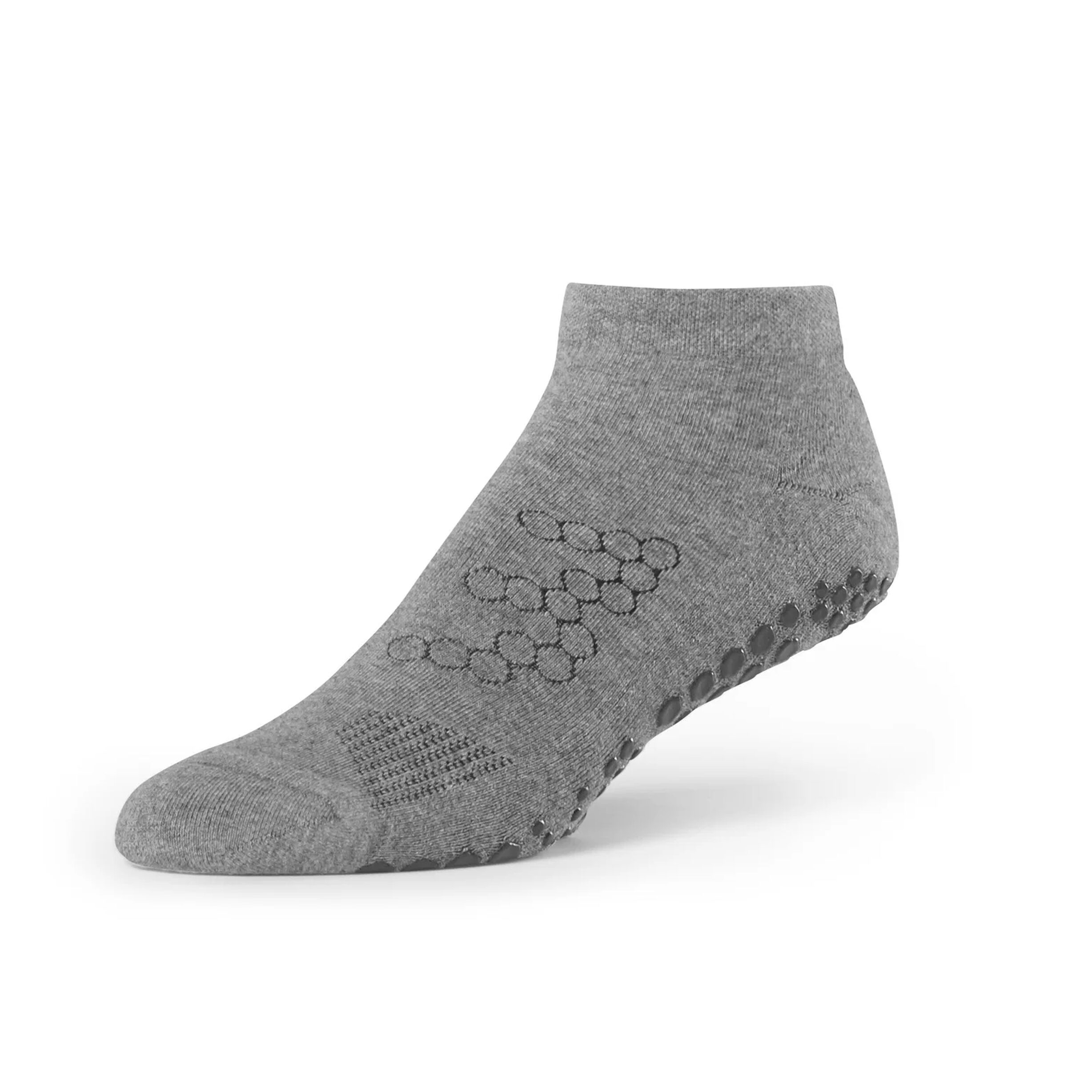 Anti-slip Socks Men Low Rise Grey - Base33