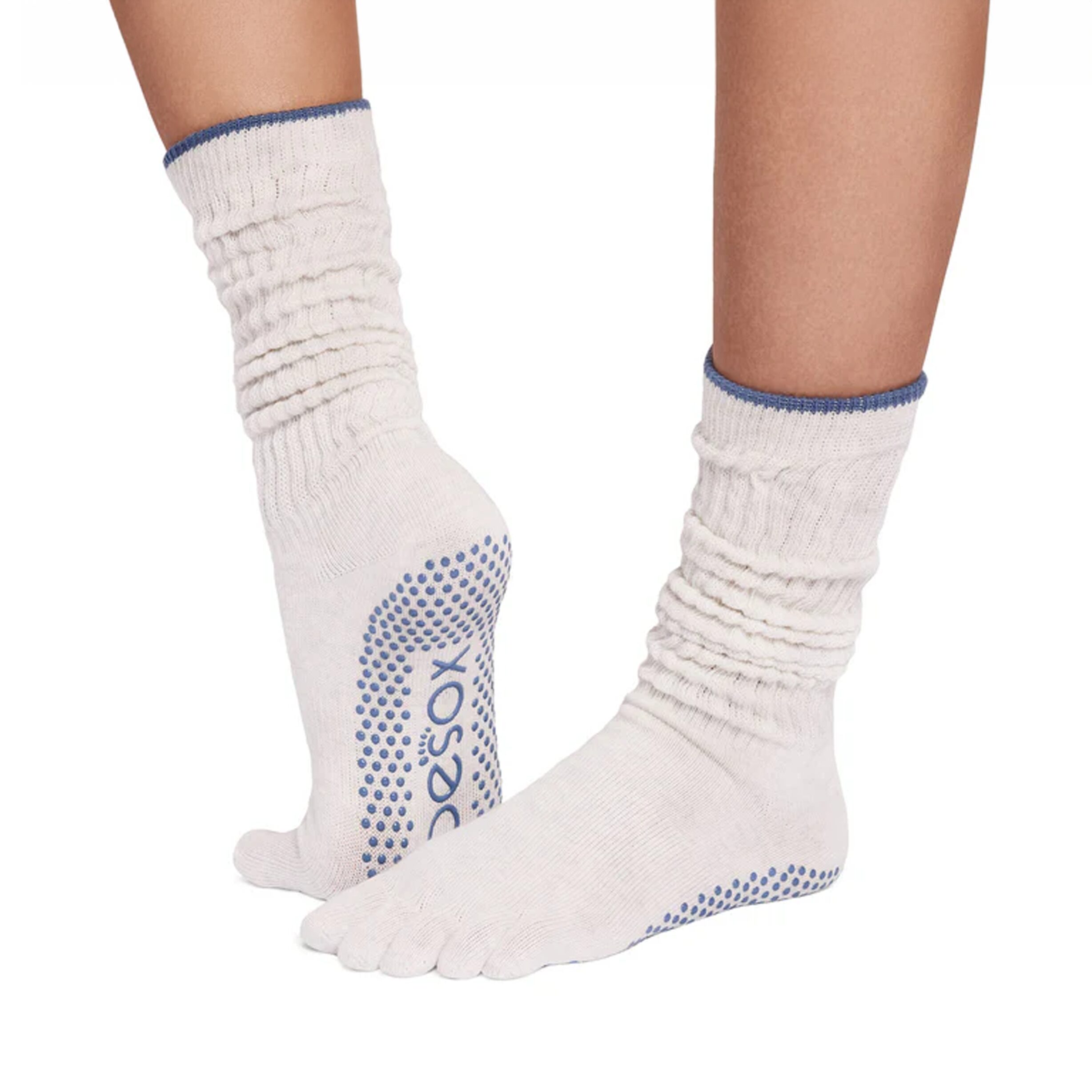 Antislip Sokken met Tenen Slouch Ash ToeSox Antislip Sokken met Tenen Slouch Ash - ToeSox