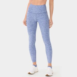 TaviCloud Sportleggings, hochgeschnitten, Serene Blue Space Dye – Tavi
