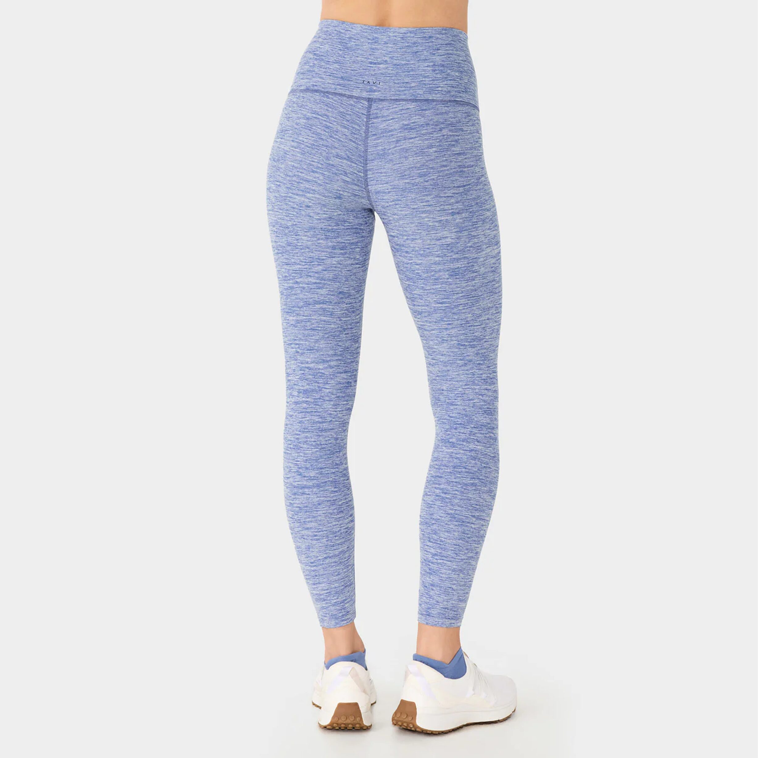 TaviCloud Sportlegging High Waisted Serene Blue Space Dye – Tavi
