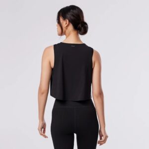 Alternative view of Flatter Flow Hi Low Sportshirt Ebony - Tavi