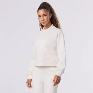 High Collar Sweater Coconut - Tavi