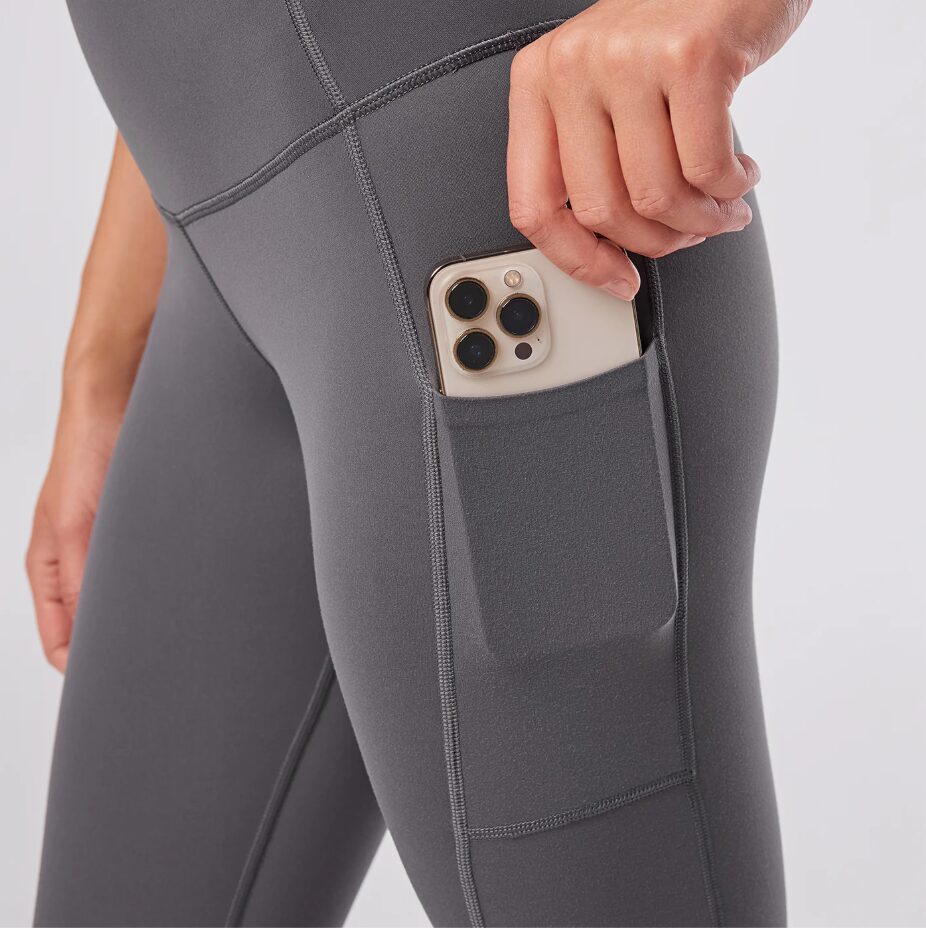 High Waisted 7/8 Pocket Sportlegging Glacial - Tavi